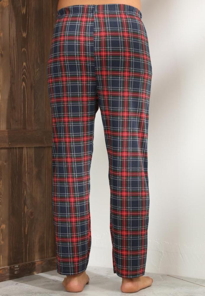 Pantaloni de Pijama ,Barbati,Culoare Rosu cu Negru,Engros